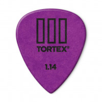 462P1.14 Tortex III Медиаторы 12шт, толщина 1,14мм, Dunlop