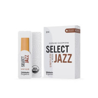 ORRS10SSX3M Organic Select Jazz Unfiled Трости для саксофона сопрано, размер 3M, 10шт, D'Addario