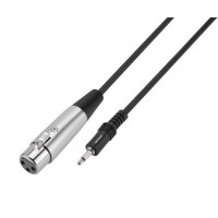 00-00032070 Кабель AUX Jack 3.5мм (m)-XLR 3м ПВХ черный, GoPower