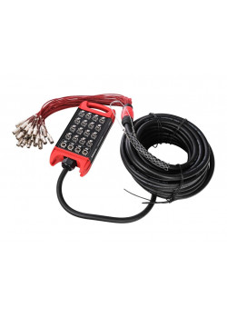 BCB403-20m Сценическая коммутационная коробка 16хXLR входов + 4хXLR выхода, 20м, Soundking