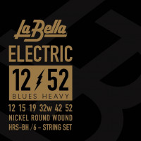 HRS-BH HRS Комплект струн для электрогитары, никелированные, 12-52, La Bella