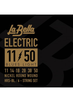 HRS-BL HRS Комплект струн для электрогитары, никелированные, 11-50, La Bella