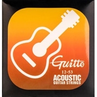 GSA-012 Комплект струн для акустической гитары, 12-53, Guitto