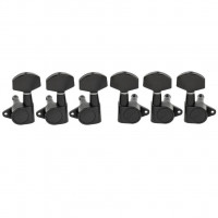 MX1348BK-3MX1349BK-3 Колки для гитары 3+3, черные, Musiclily