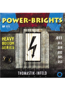 RP111 Power-Brights Heavy Bottom Комплект струн для электрогитары, 11-53, Thomastik