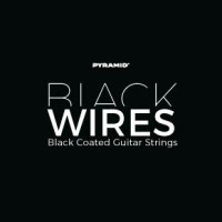 BW1164-7 Black Wires Комплект струн для 7-струнной электрогитары, никелированные, 11-64, Pyramid
