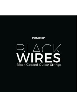 BW1164-7 Black Wires Комплект струн для 7-струнной электрогитары, никелированные, 11-64, Pyramid